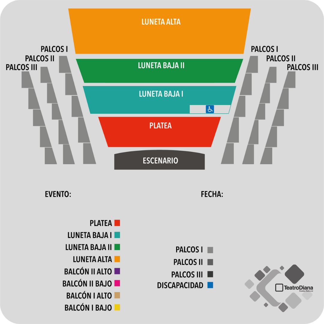 Teatro Diana accesibilidad